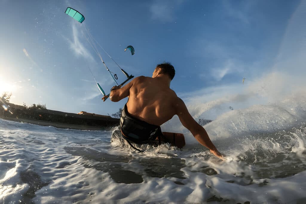 Kitesurfing